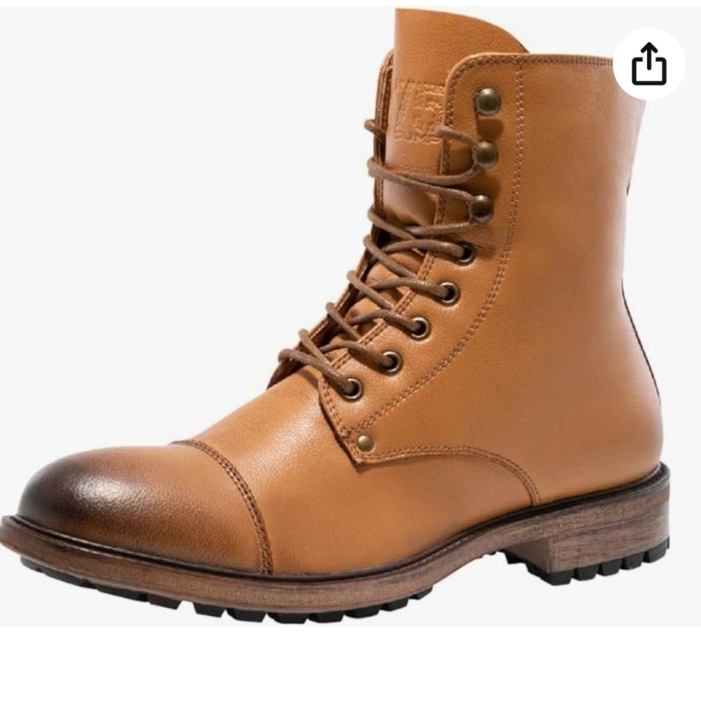 Jump Tan Leather Men's Boots